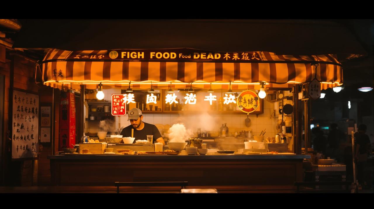 霓虹之下:深夜食堂的故事